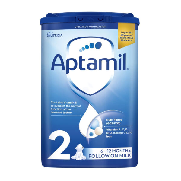 6 Pack - Aptamil 2 Follow On Milk 6-12 Months 800g